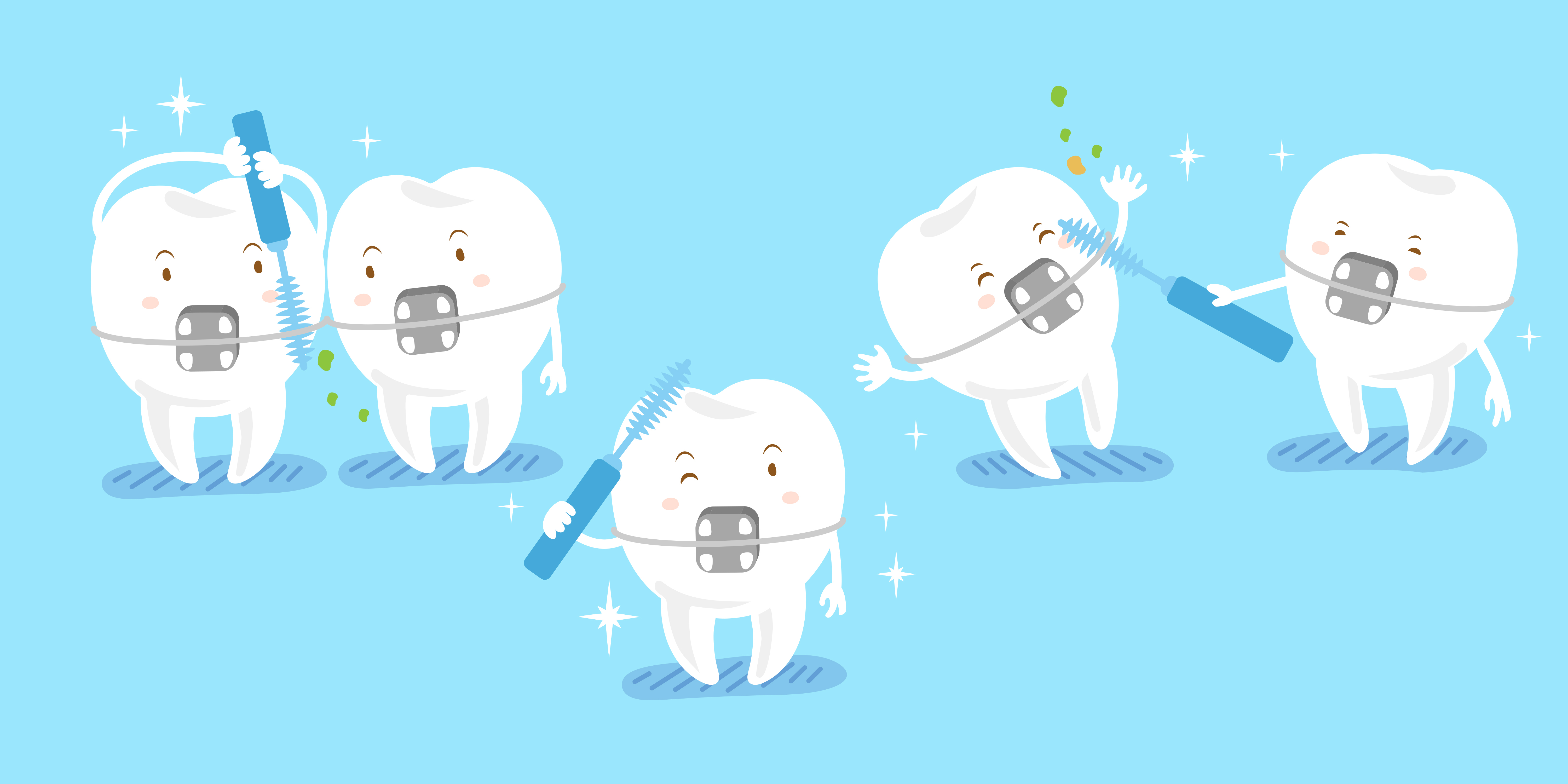 braces clean steps smile healthy four keeping teeth uphill process shutterstock orthodontics aim sometimes goal meet getting